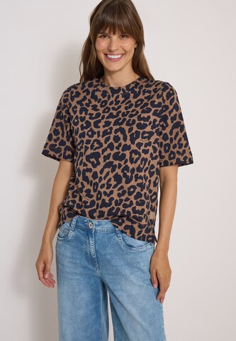 CECIL T-Shirt in Braun: Vorderseite