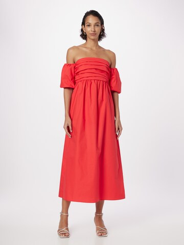 River Island - Vestido em vermelho: frente