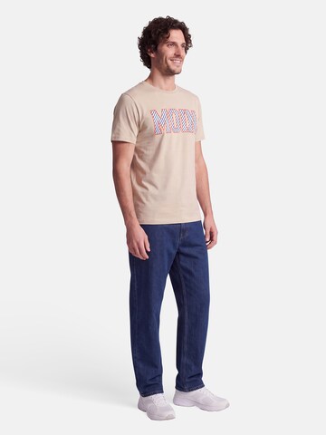 salzhaut T-Shirt 'Diek - Moin' in Beige: Seite