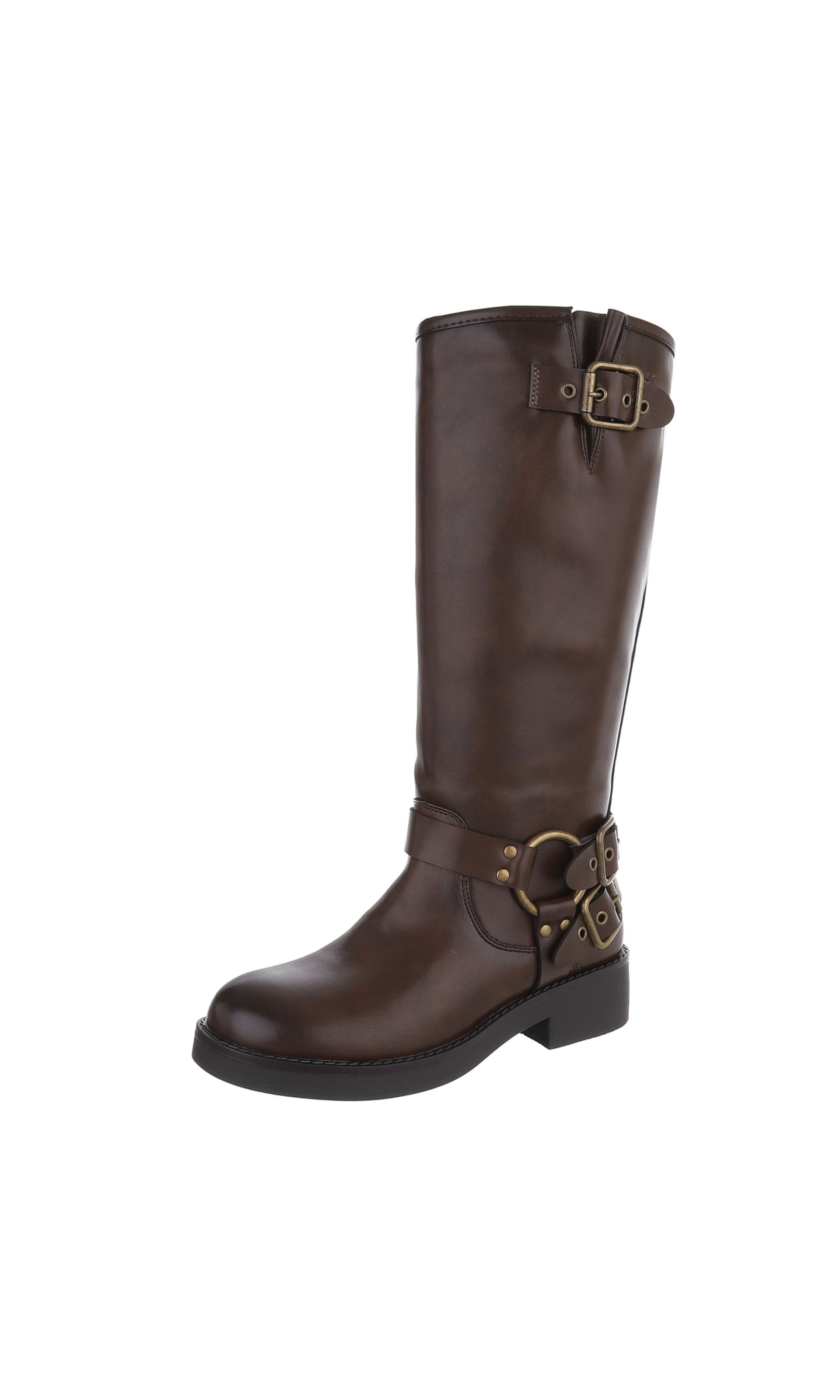 Ital-Design Stiefel in Braun: Vorderseite