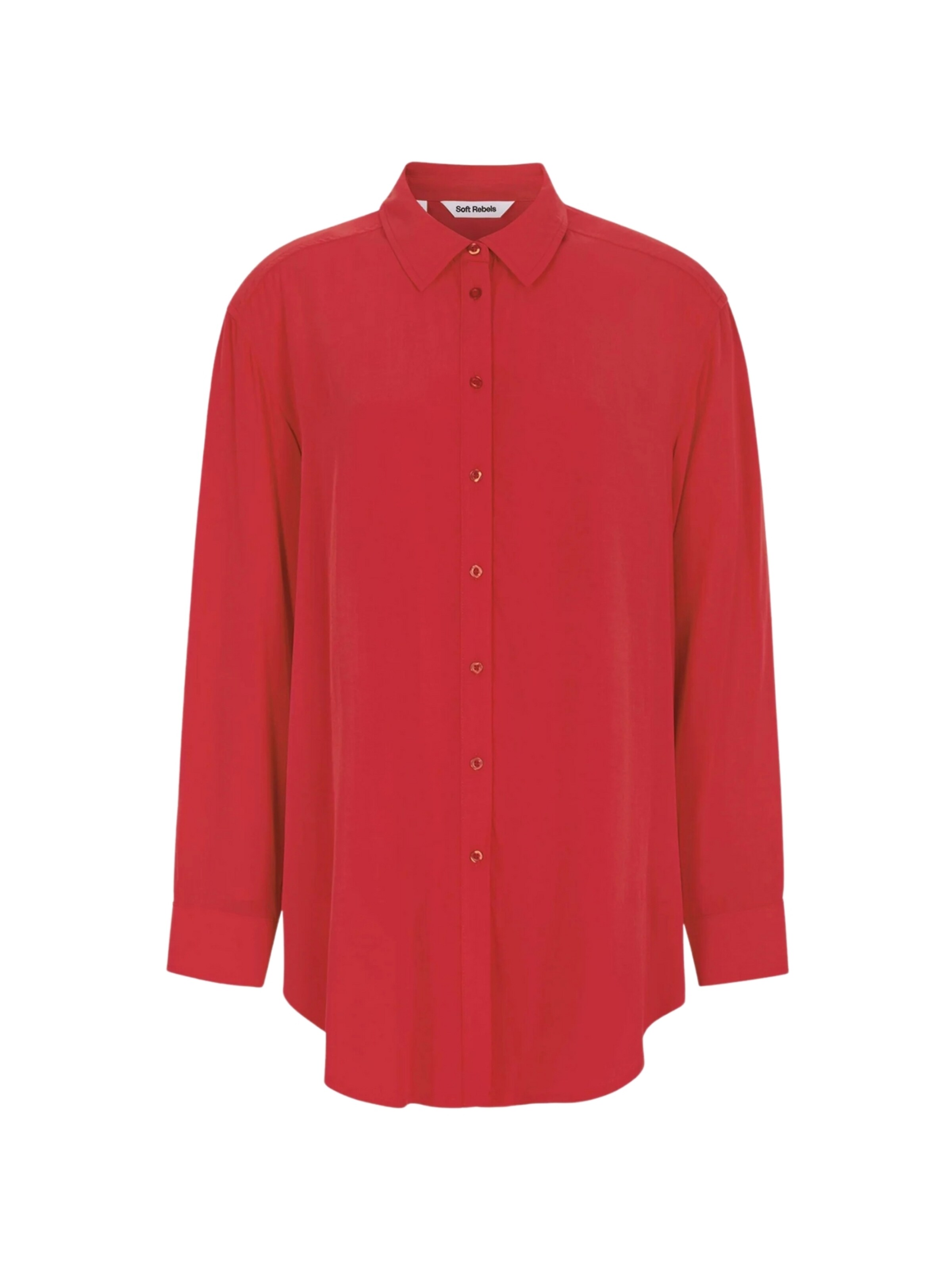 Camicia da donna 'Freedom' di Soft Rebels in rosso: frontale