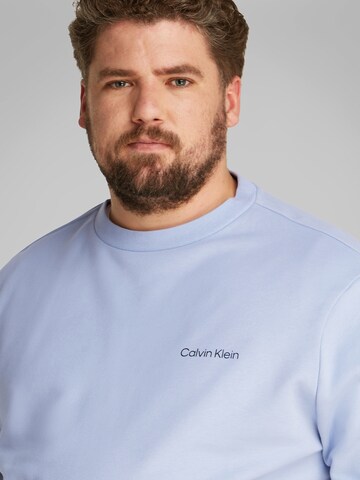 Calvin Klein Big & Tall Mikina – modrá