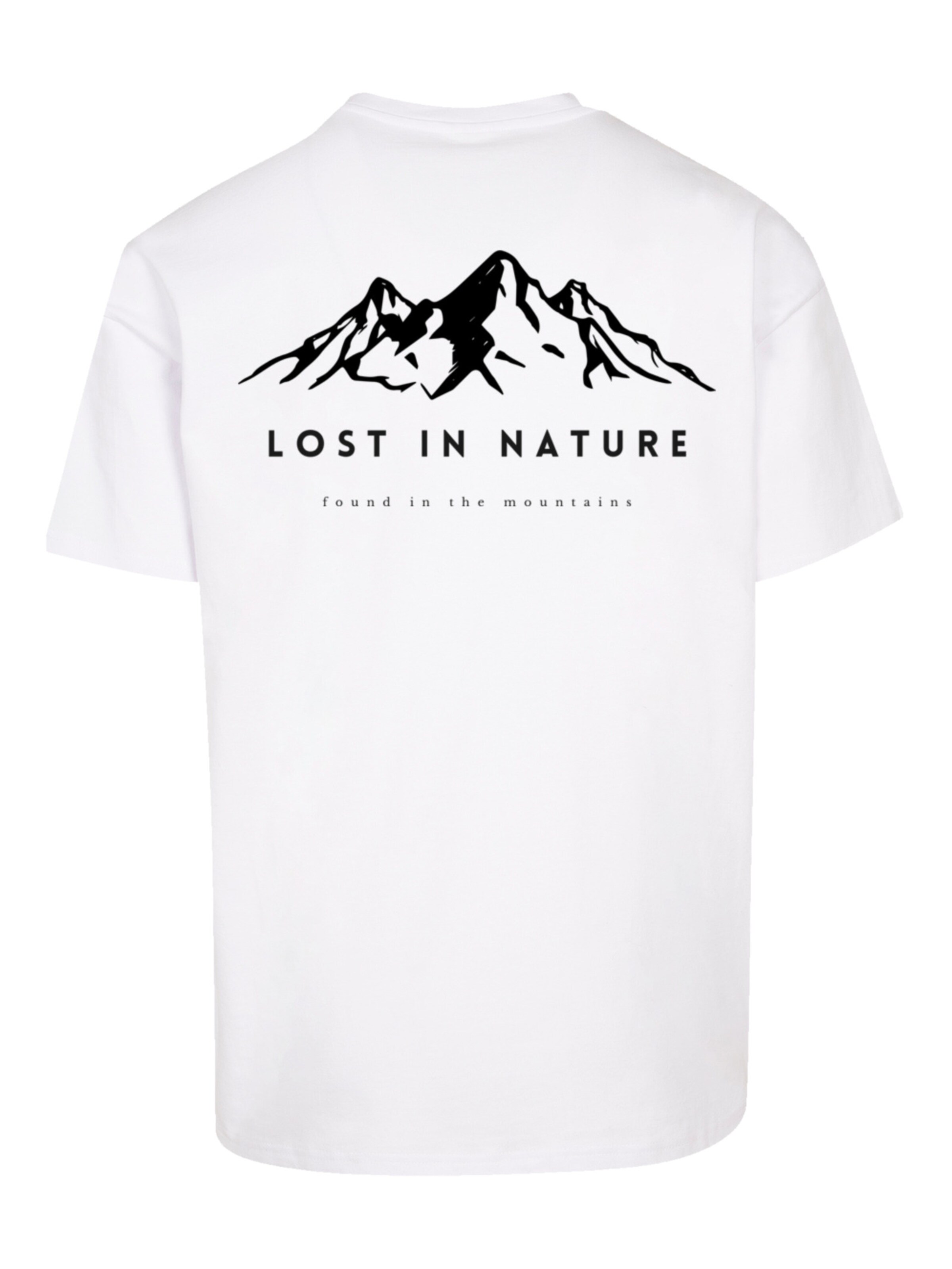 F4NT4STIC Shirt 'Lost in nature' in Weiß