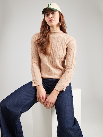 UNITED COLORS OF BENETTON Πουλόβερ σε μπεζ: μπροστά