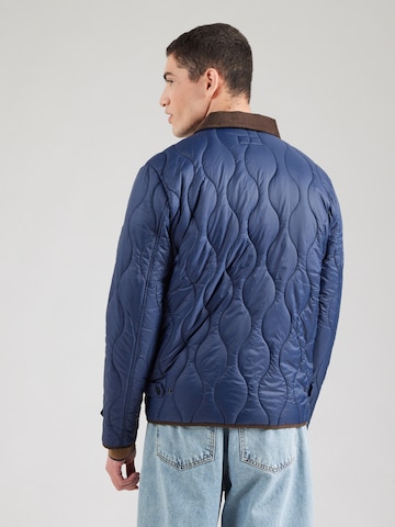 La Martina - Chaqueta de entretiempo en azul: atrás