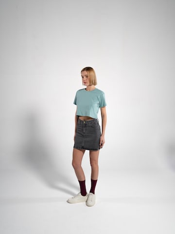 GORG Shirt 'Cropped aus 100% Bio-Baumwolle' in Blue