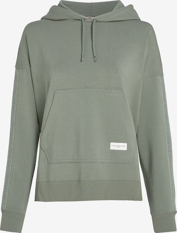 Sweat-shirt TOMMY HILFIGER en vert : devant