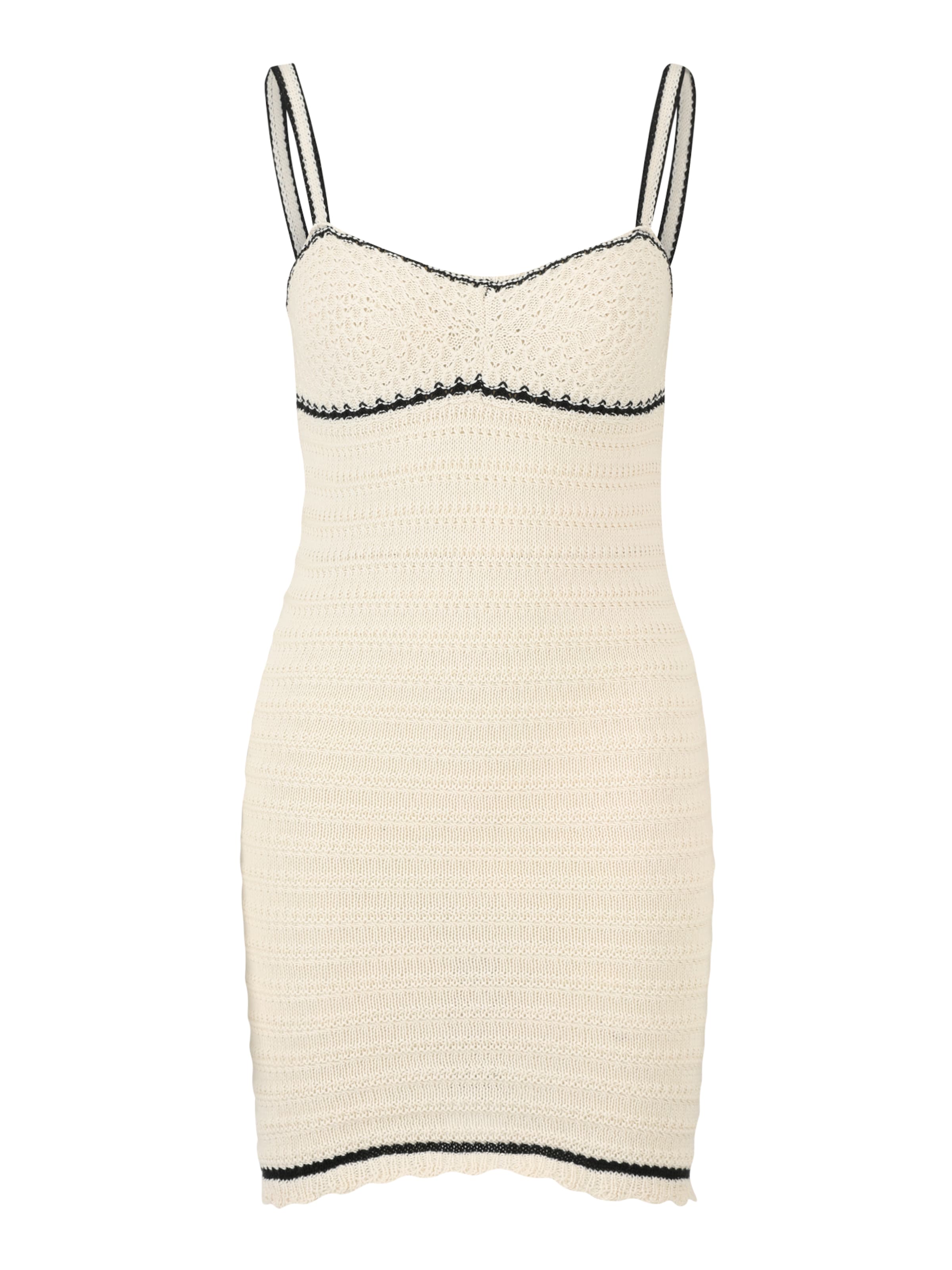 Only Petite Gebreide jurk 'MINNIE' in Beige: voorkant