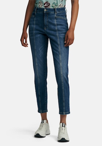 Emilia Lay Slimfit 7/8-Jeans in Blau: predná strana