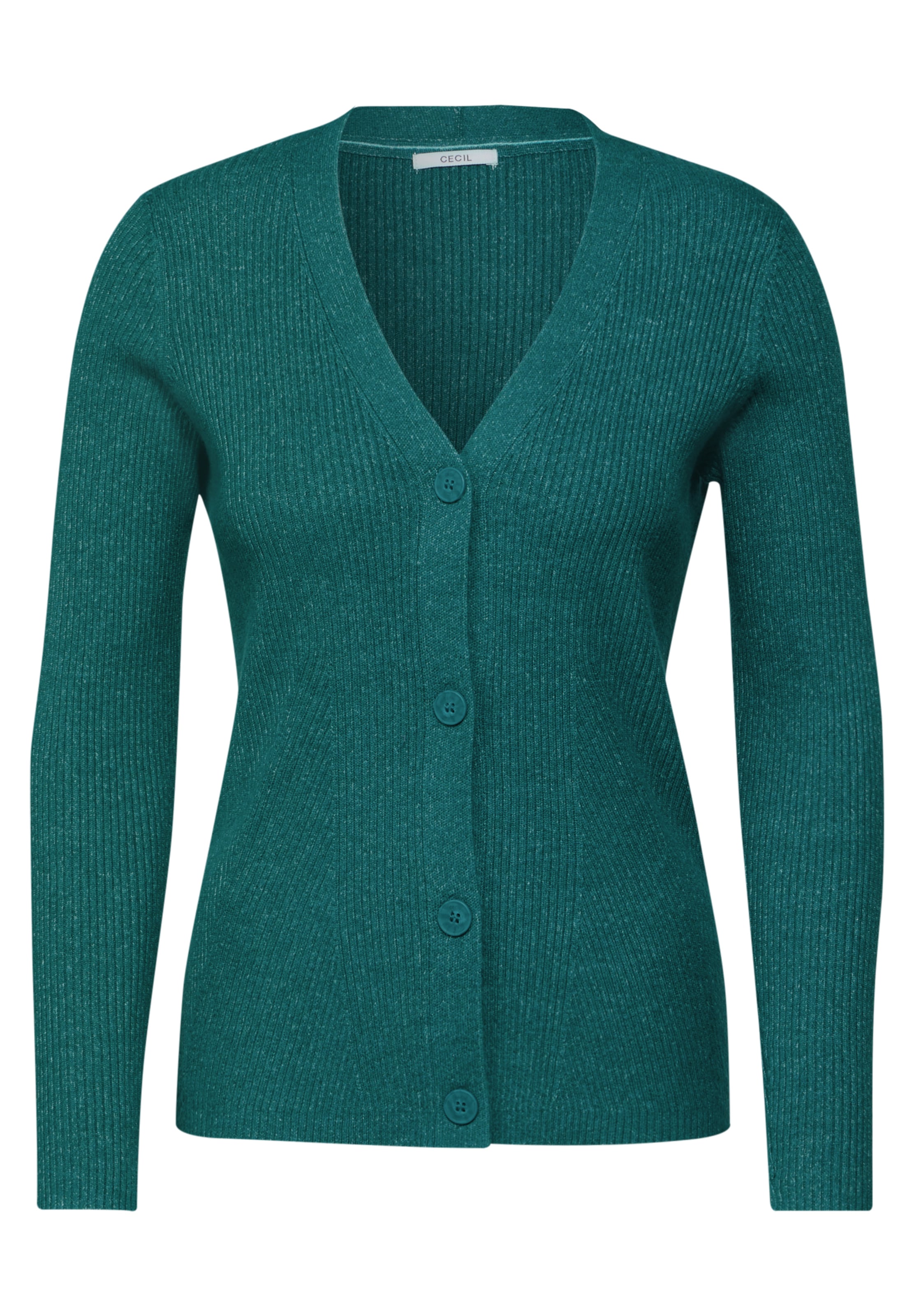 CECIL Strickjacke in Grün: Vorderseite