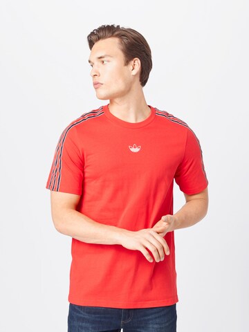 T-Shirt ADIDAS ORIGINALS en rouge : devant