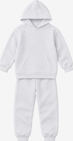 LOUIS LECLER Joggingpak 'Miray' in Wit: voorkant