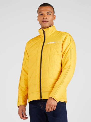 ADIDAS TERREX Outdoorjacke in Gelb: predná strana