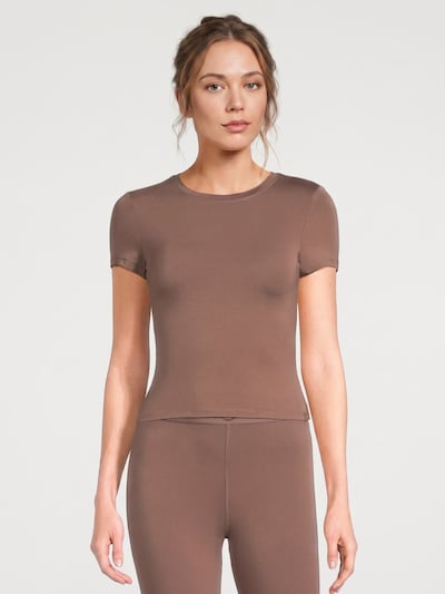 UGG Shirt 'MIRIAM BABY TEE ALLSPICE BROWN' in XS in Brown, Item view