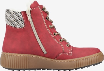 Bottines à lacets 'Z6620' Rieker en rouge