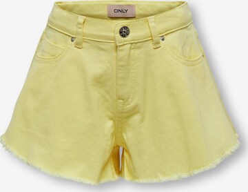 KIDS ONLY Shorts 'Chiara' in Gelb: predná strana