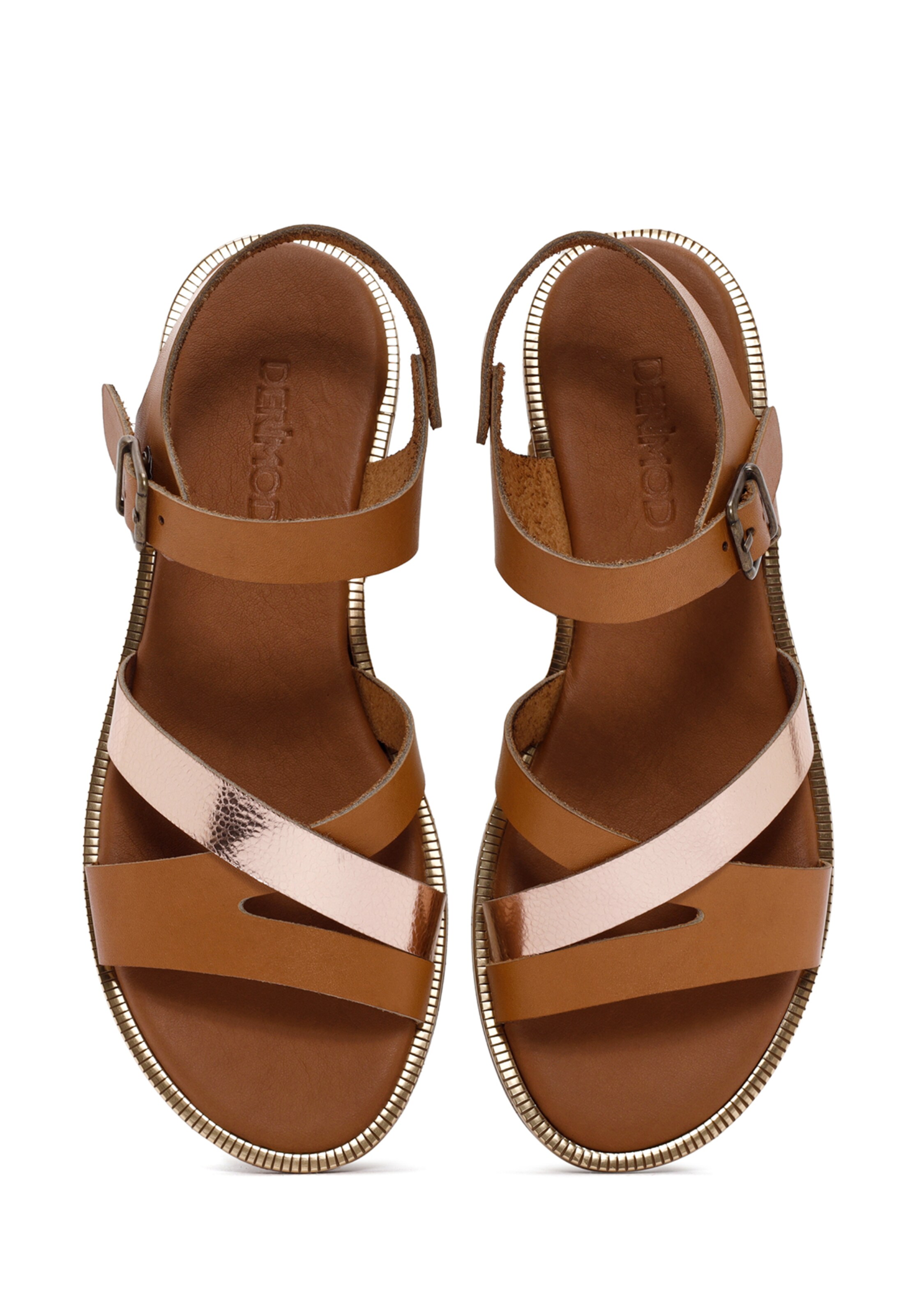 Derimod Sandalen met riem in Bruin