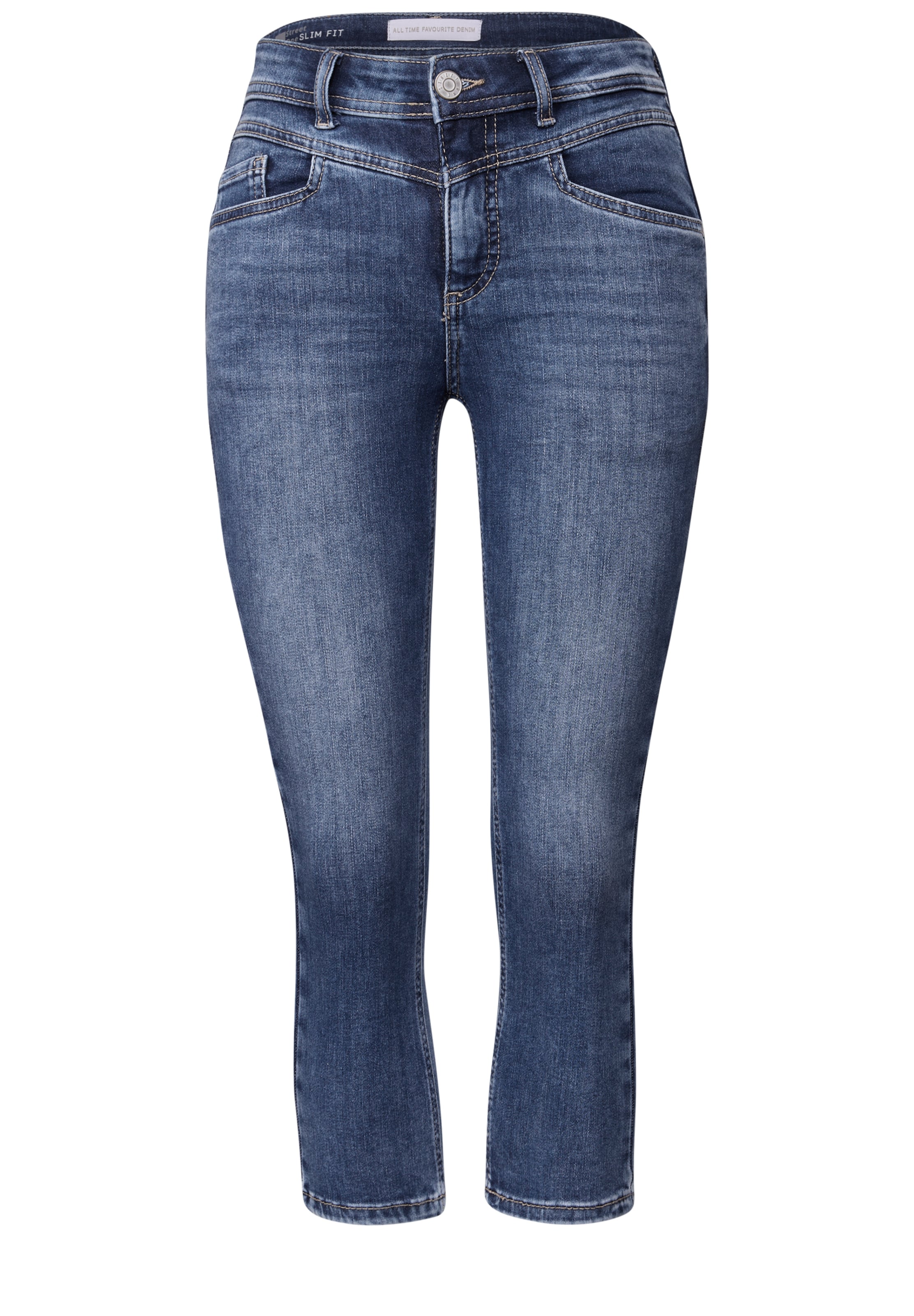 STREET ONE Slim fit Jeans in Blue: front