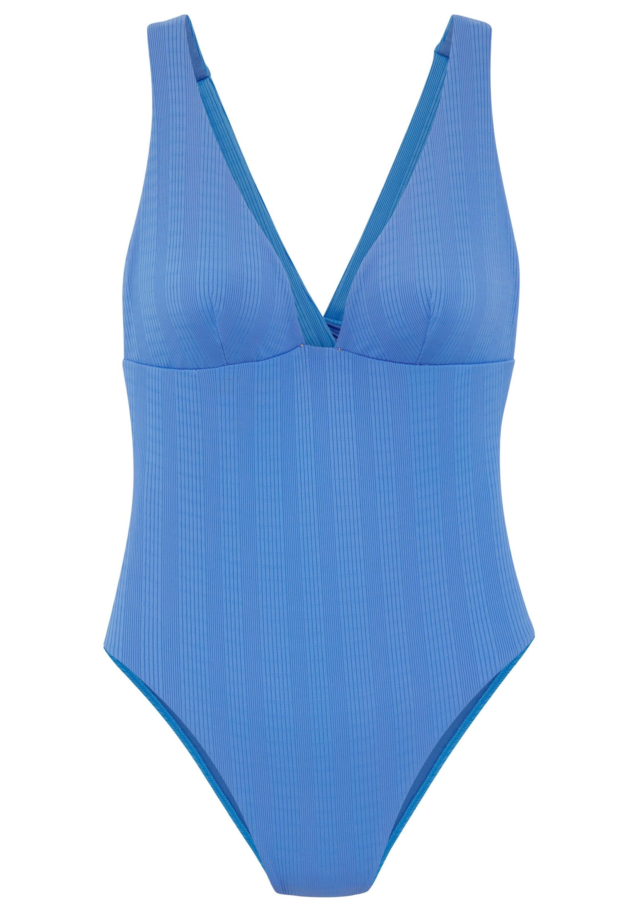 Copenhagen Studios Triangel Badeanzug in Blau: Vorderseite