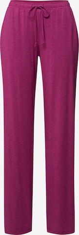 Pantalon de pyjama ' Natural Elegance ' Hanro en rouge : devant