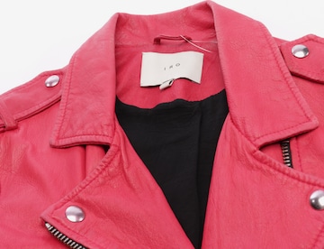 IRO Lederjacke / Ledermantel XXS in Rot