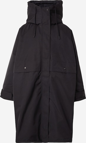 Manteau mi-saison 'Montebello' Embassy of Bricks and Logs en noir : devant