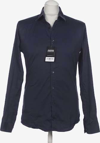 Tiger of Sweden Button Up Shirt in M in Blue: front