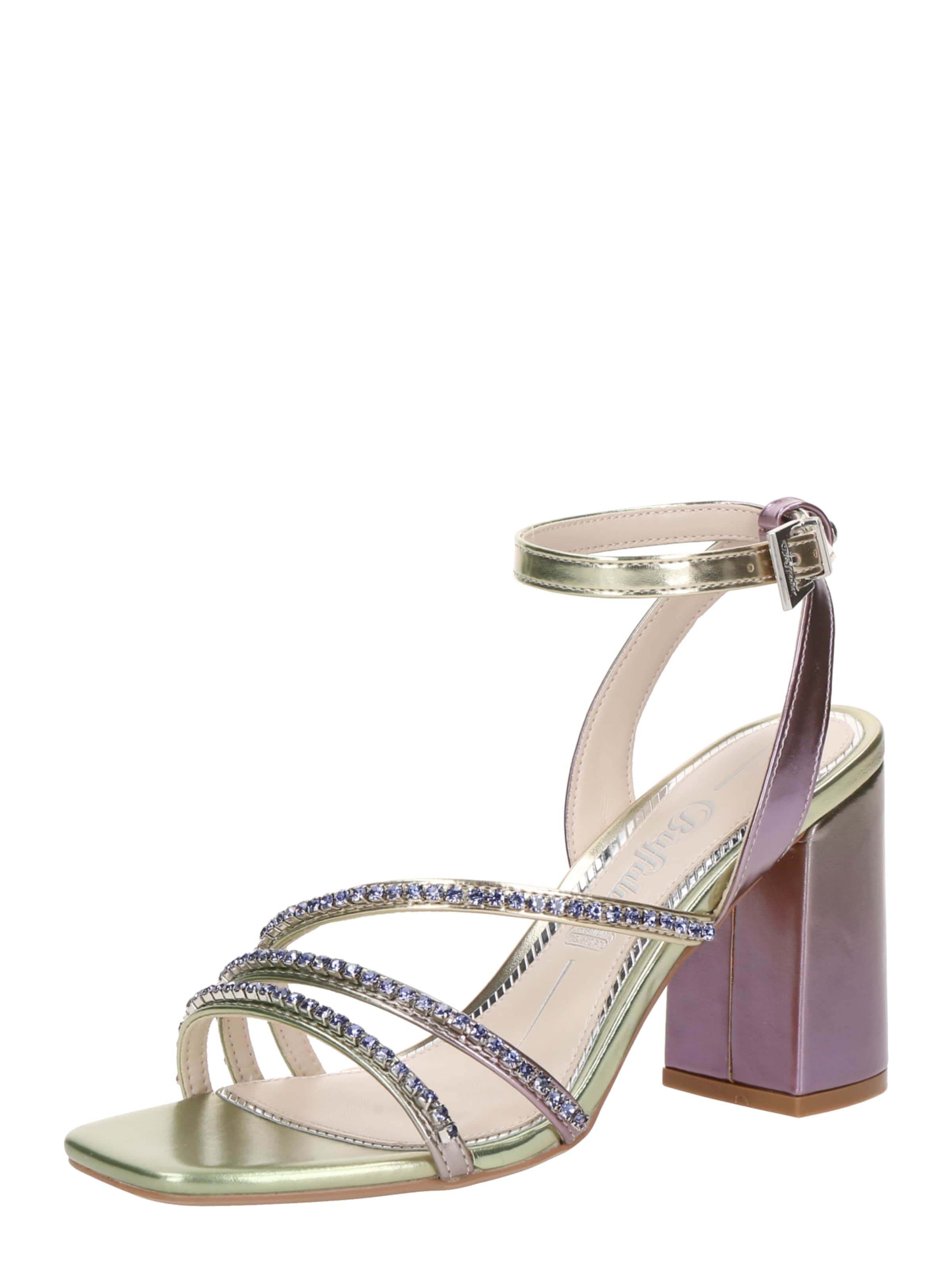 BUFFALO - Sandálias com tiras 'CHARLOTTE' em roxo: frente