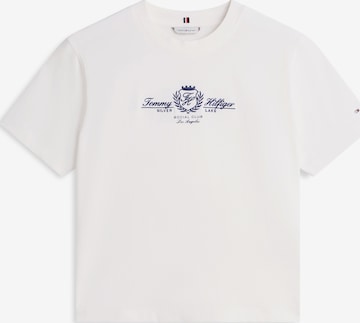 T-shirt 'VARSITY' TOMMY HILFIGER en blanc : devant