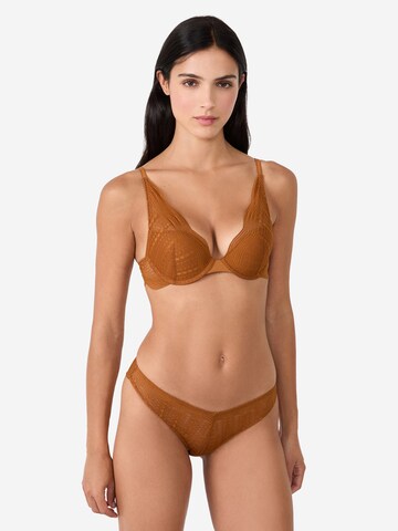 Bustino Reggiseno 'Gamme' di ETAM in marrone: frontale