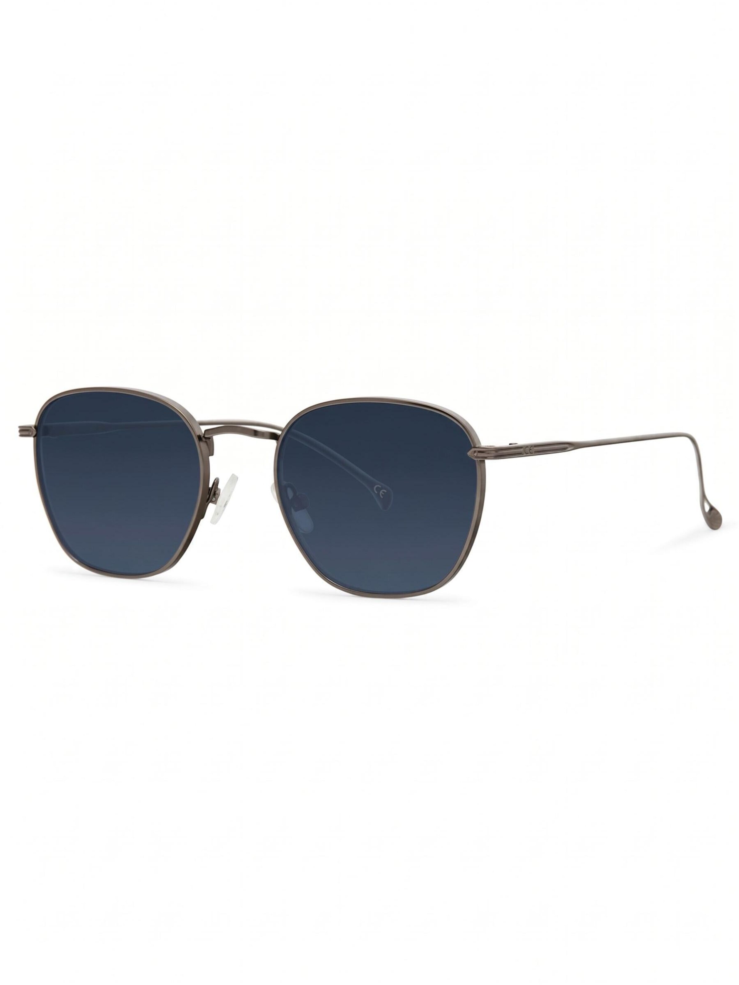Lunettes de soleil 'Solo-Solis Modern Panto Sonnenbrille' Maxte en bleu : devant