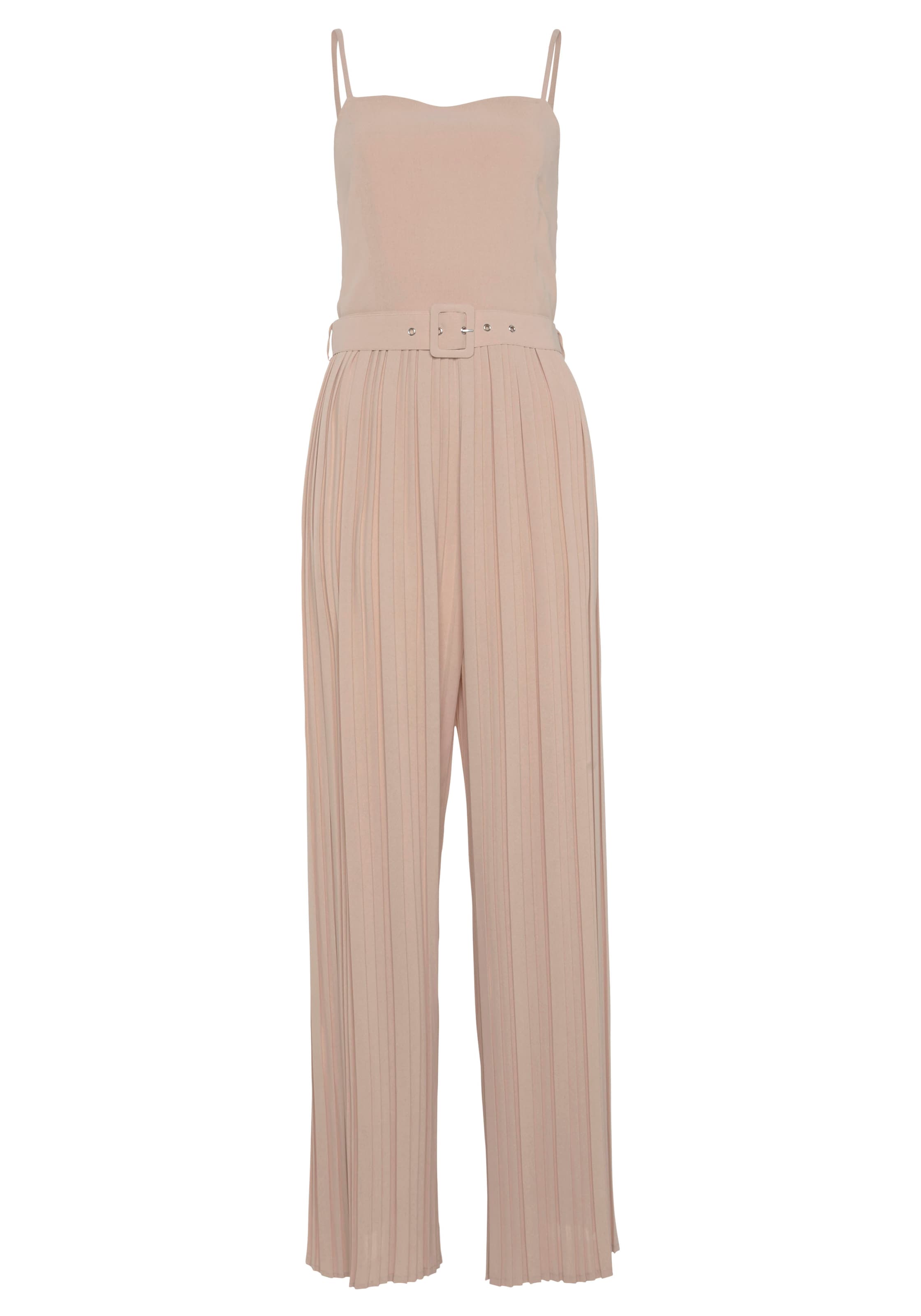 LASCANA Jumpsuit in Beige: front