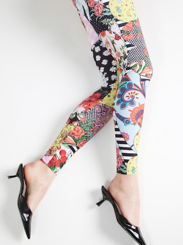 Moschino Jeans Skinny Leggings in Gemengde kleuren