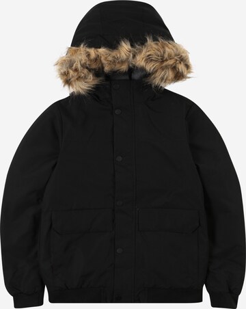 Veste d’hiver 'CHAMP' Jack & Jones Junior en noir : devant