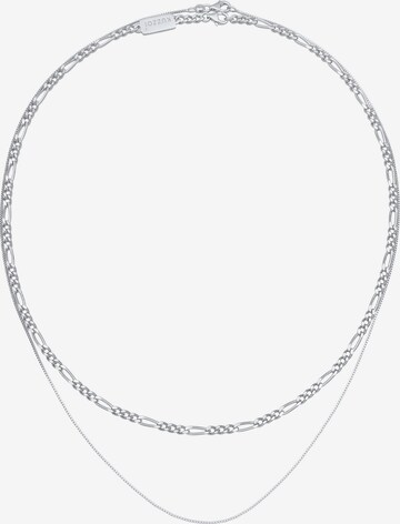 KUZZOI Necklace 'Layer' in Silver: front