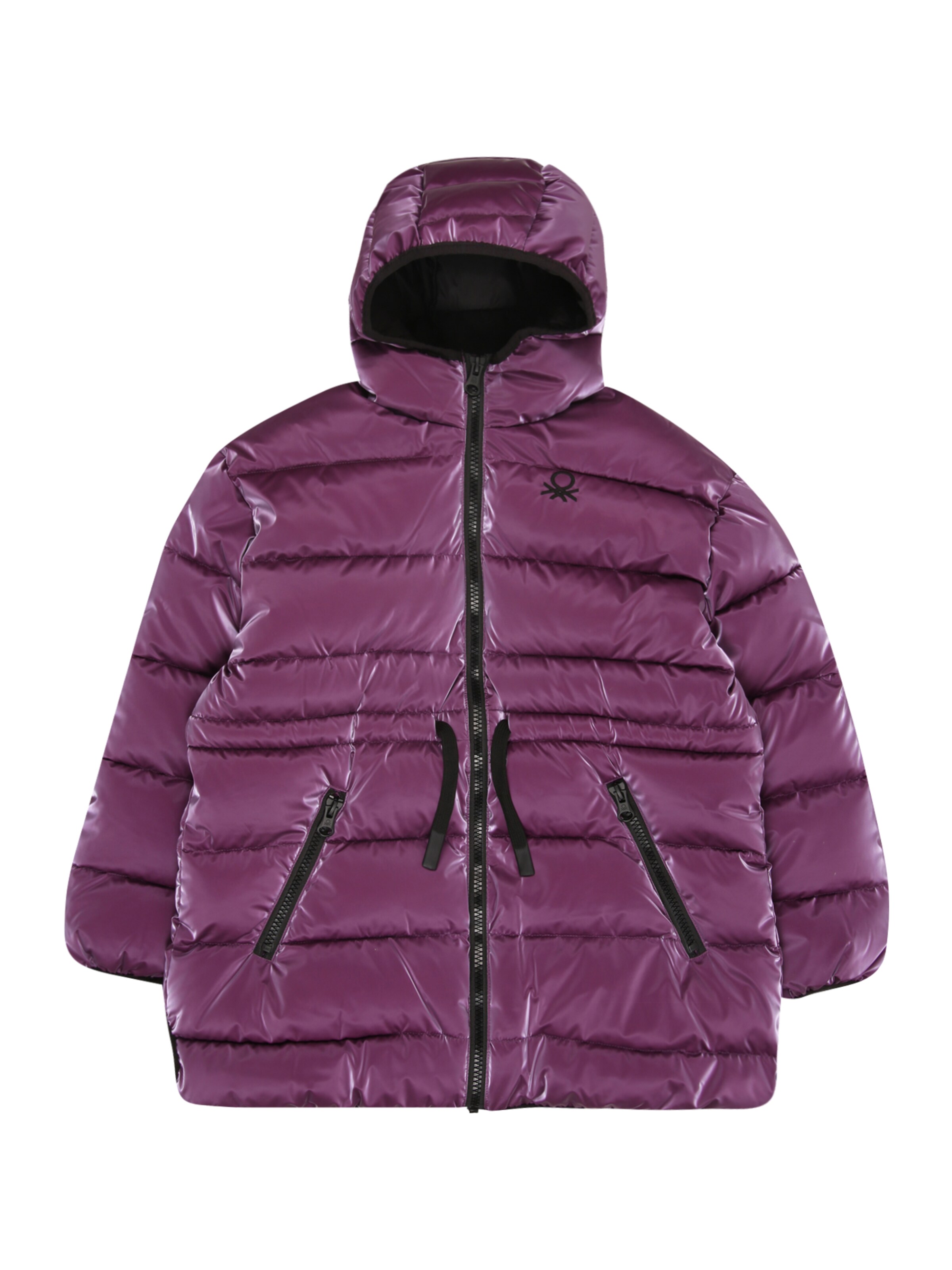 United Colors Of Benetton Herren Jacke Mit Kapuze – Leichte Nylonjacke, Reißverschluss, Gummizüge An Ärmeln & Saum