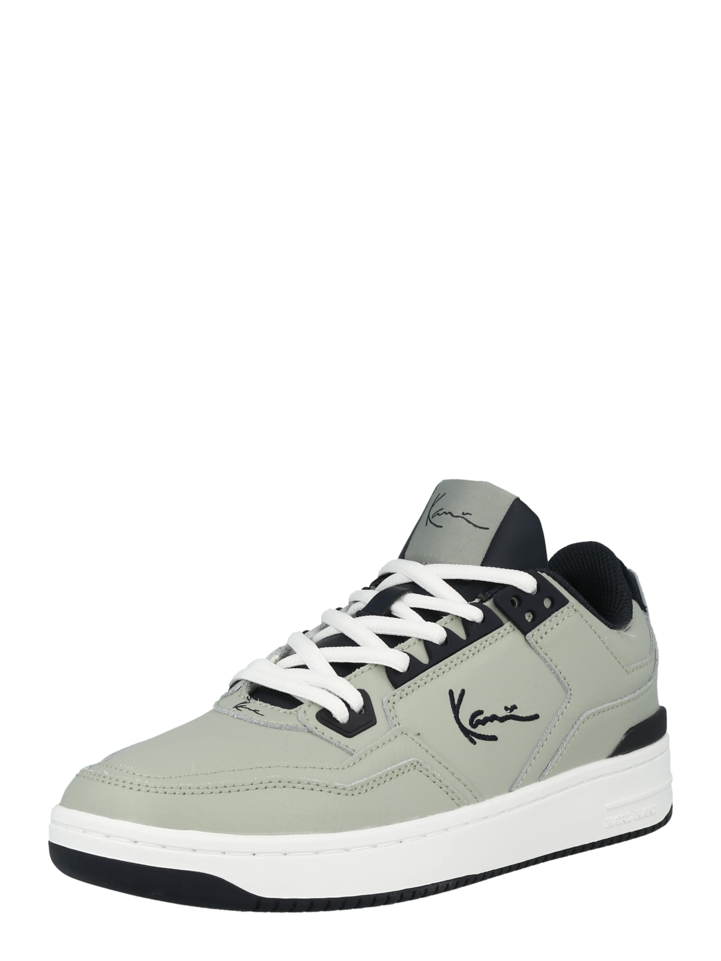 Karl Kani Platform trainers in Green: front