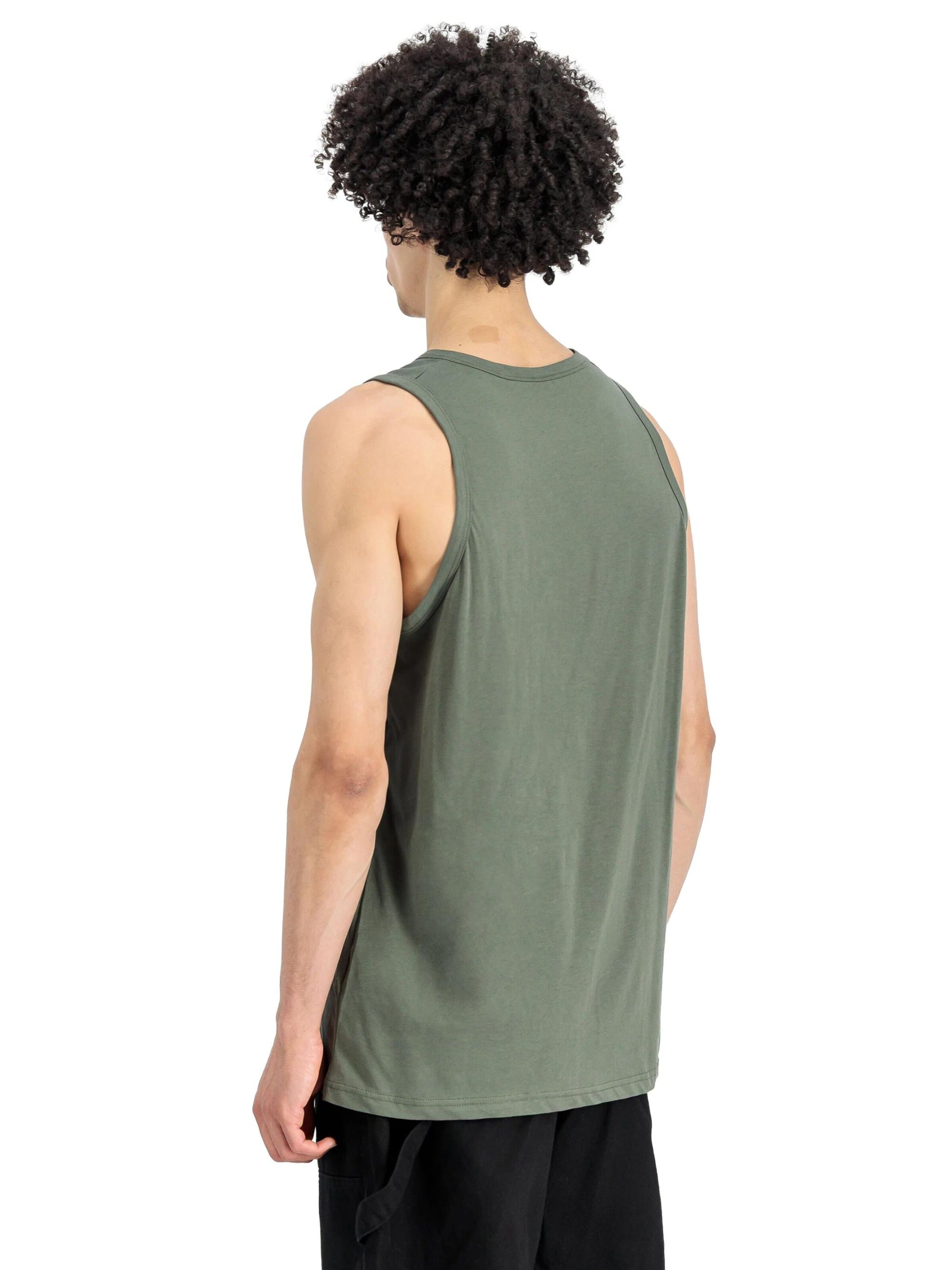 ALPHA INDUSTRIES Regular Fit Top in Grün