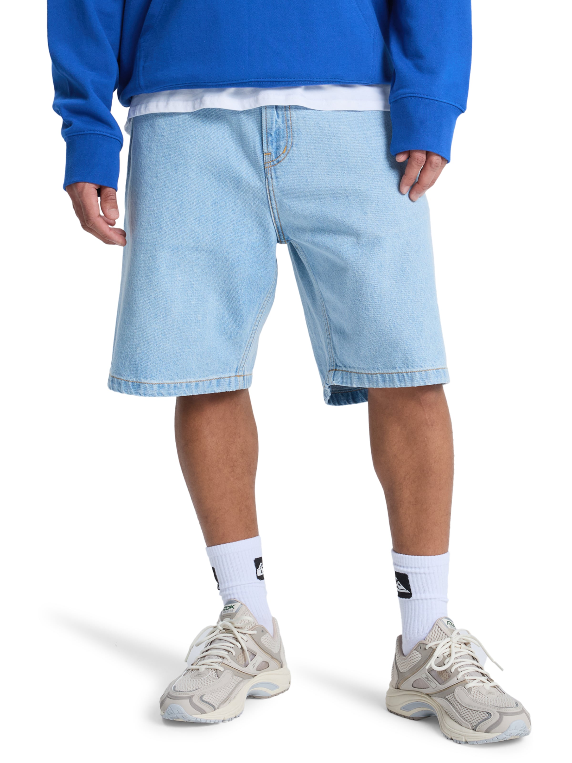 QUIKSILVER Jeansshorts in Blau: Vorderseite
