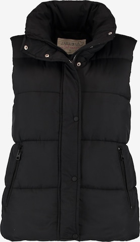 ZABAIONE Vest 'Sara' in Black: front