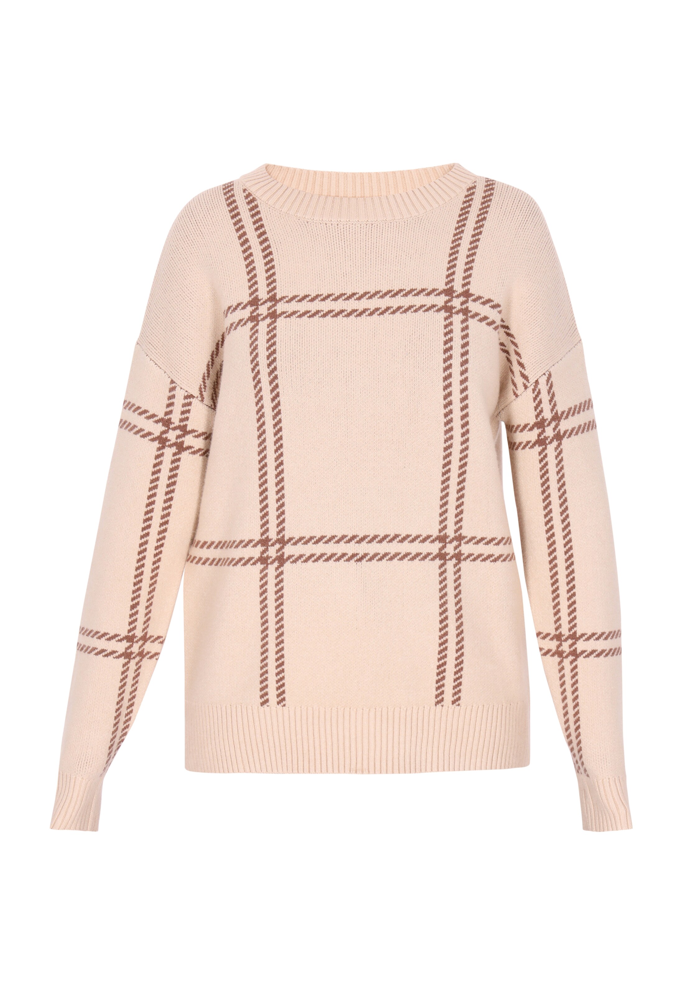 SANIKA Sweater in Beige: front