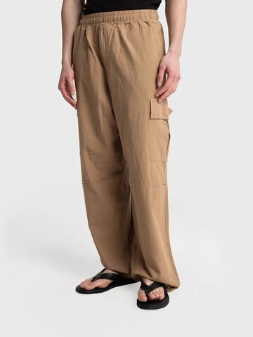 Pantaloni 'Strickhosen' di Giesto in marrone: frontale
