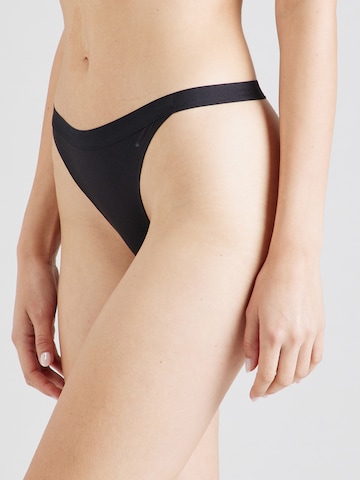 TRIUMPH Thong 'Smart Natural' in Black: front