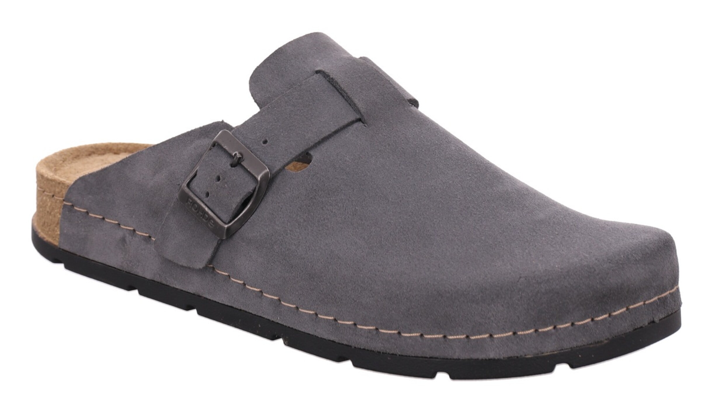 ROHDE Clogs in Grey: front