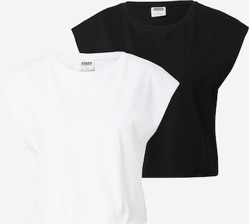 Urban Classics Μπλουζάκι σε μαύρο: μπροστά
