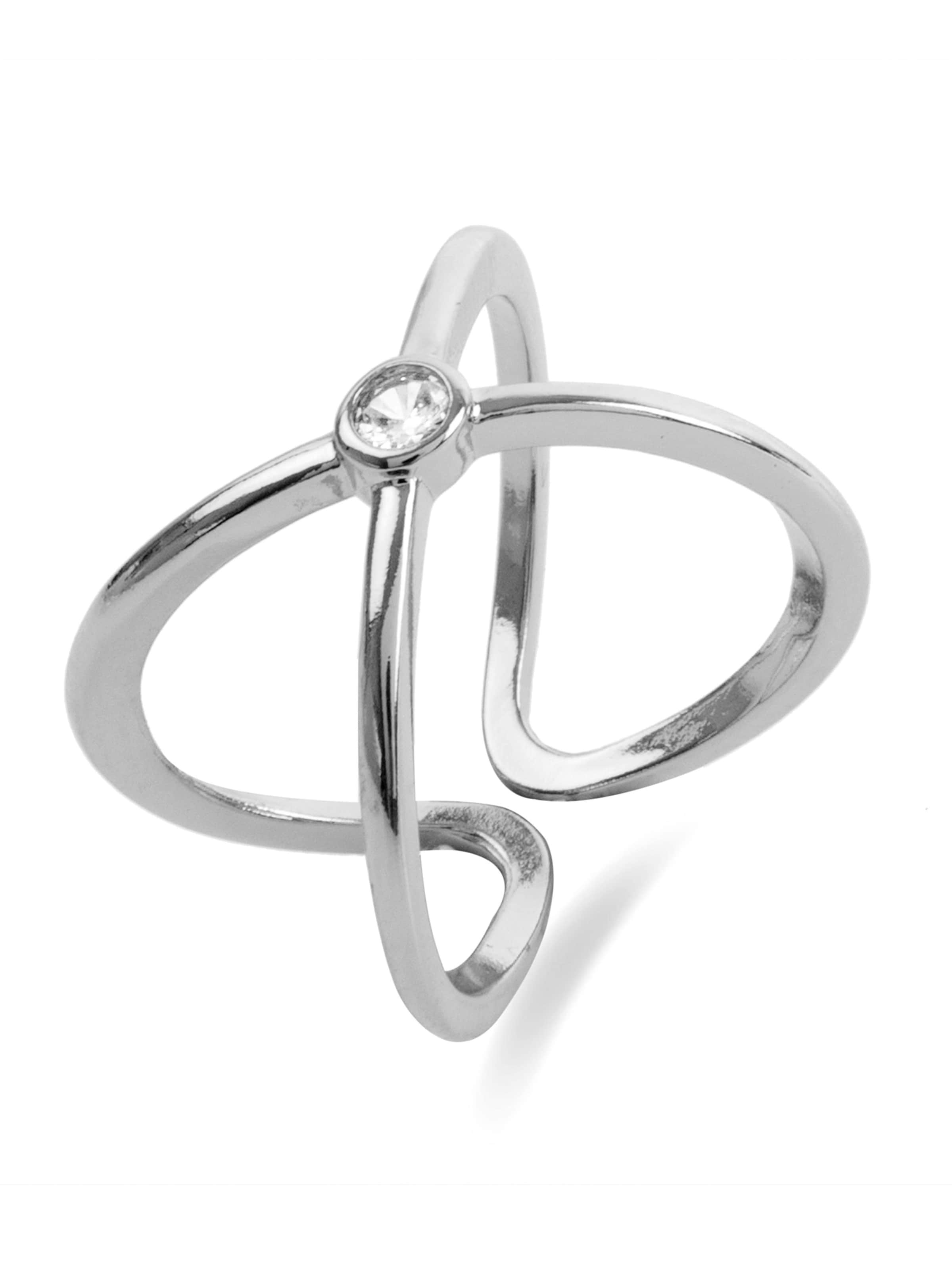 Anello 'Rai' di Luxenter in argento: frontale