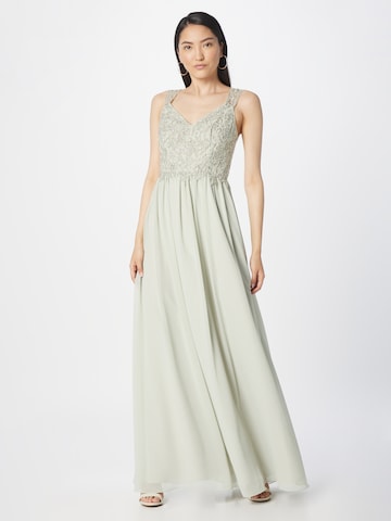 Laona Evening Dress in Green: front