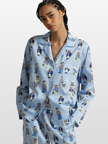 Polo Ralph Lauren - Pijama ' Iconic Bear ' en azul: frente