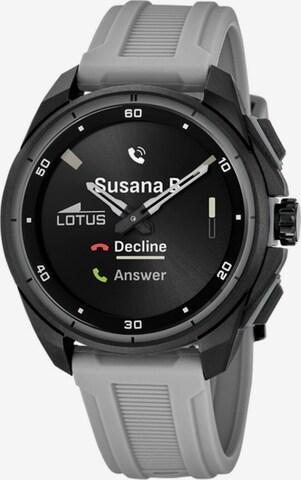 Montre digitale Lotus en gris : devant