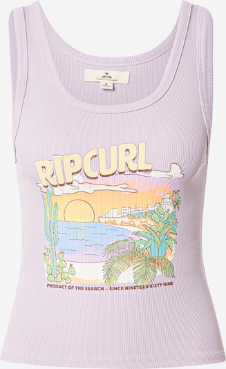 RIP CURL Top 'LA PALOMA' u tamno smeđa / pastelno žuta / lila / narančasta, Pregled proizvoda